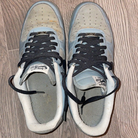 Nike AF1 07 Shadow Grey/White - Picture 4 of 8